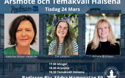 Årsmöte och Temakväll Hälsena 24/3